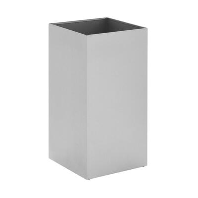 Brushed Stainless Steel Square Waste Bin